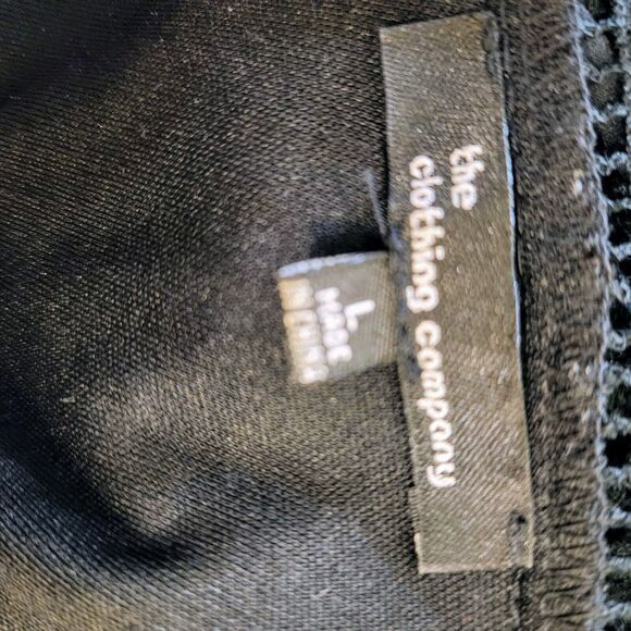 The Clothing Company Women's‎ Dress Large Pleated Black Lace Off Shoulder Party - Picture 6 of 7